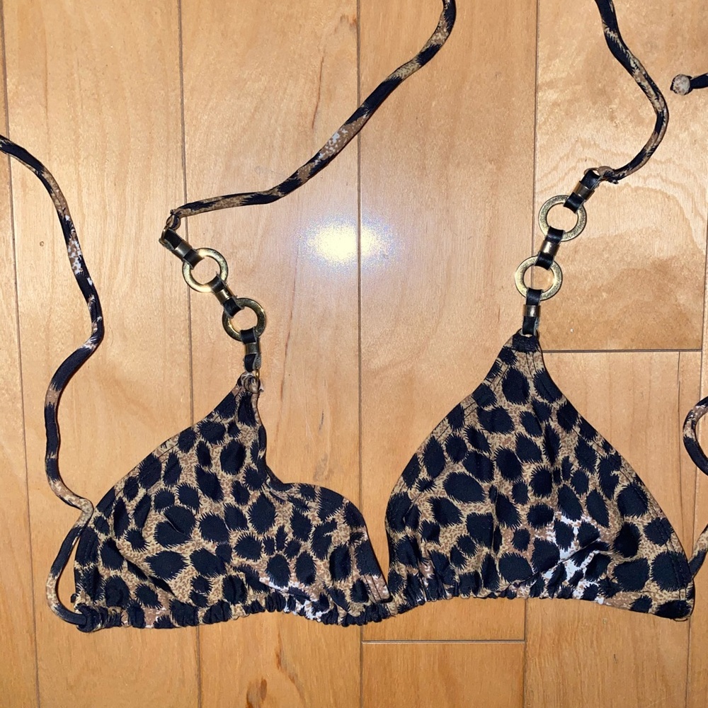 VIX animal print bathing suit top